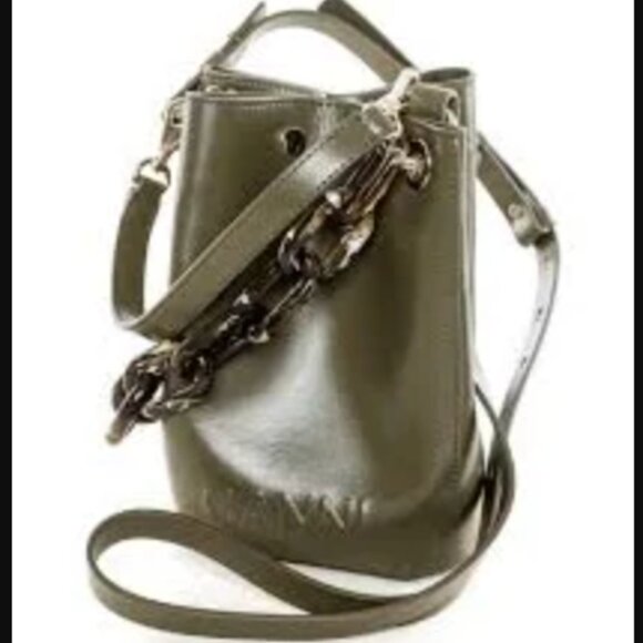 Ganni Diamond Bucket Bag in Kalamata - Picture 1 of 2
